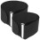MUSEYA rowing machine footrest straps nylon black 1 pair 4