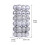 Christmas Ball Set Electroplated Silver 36 pcs 6