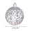 Christmas Ball Set Electroplated Silver 36 pcs 5