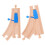 Wooden Train Track Switch Compatible with Major Brands 2 pcs 6