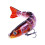 Multi Fish Sinking Lure 12.8cm Hand-Painted with Stainless 2