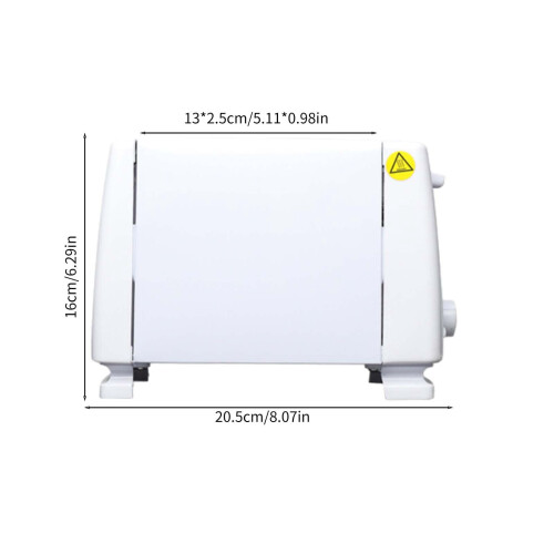 Stainless Steel Toaster Retro Style 2-Slice 6 Functions 1