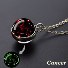 Men's Starry Sky Glass Band Zinc Alloy Chain