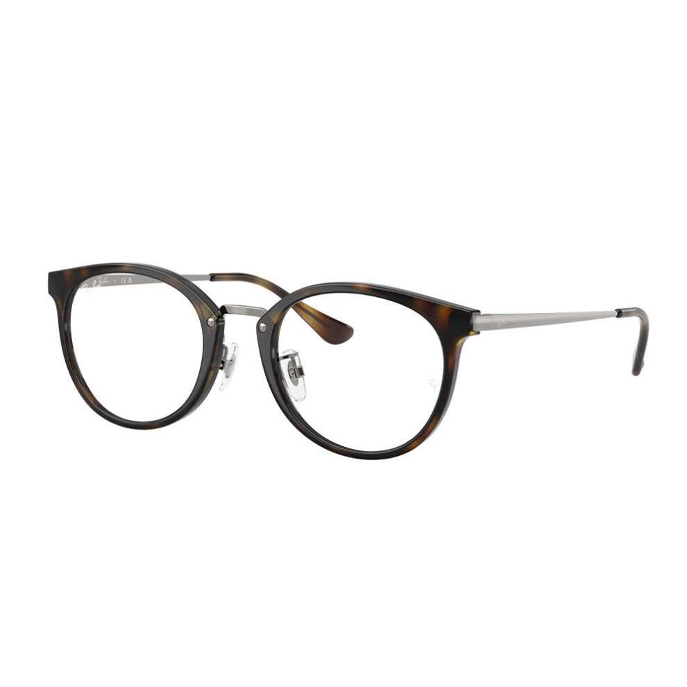 Ray-Ban Eyeglasses Optics - Gunmetal Frame Clear Lenses Polarized 49-20, RB7266D - Image 4