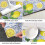 Lemon Kitchen Rug Mat Watercolor Design 2-Piece Set 6