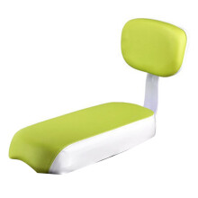 Bike Saddle with Back Rest Handle and Pedals Green