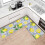 Lemon Kitchen Rug Mat Non-Slip Washable Set of 2 4