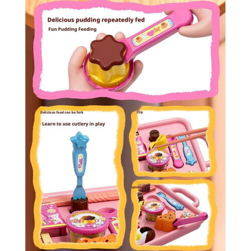 Erdbeer-Gelee-Pudding-Set, Rollenspielzeug, 12-teilig 2