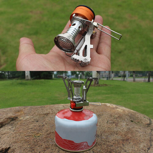 Aluminium Backpacking Stove Compact Foldable 1 Unit 1