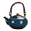 Ceramic Teapot Blue 750ml for Home Camping Tea Making 1