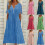 Γυναικείο Φόρεμα Maxi με V-Neck, Τσέπες και Κουμπιά 1