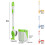 Toilet Brush Cleaner with Suction Cup Wall Mount 3