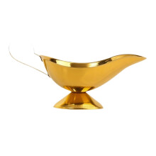 Deevoka Stainless Steel Gravy Boat 10 oz Gold