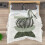 Sage Green Abstract Throw Blanket 40x50 Flannel 1