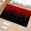 Rectangle Area Rug Red Black Striped 2x3 ft 1