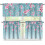 Plum Blossoms Kitchen Curtains Set 24 inch 3-Piece Rod 1