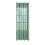 Teal Sheer Curtains with Silver Foil Pattern Light 1