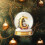 Yellow Crystal Acrylic Christmas Tree Letter Ornament Set 1