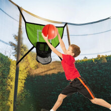 Trampoline Basketball Hoop Kit with Enclosure