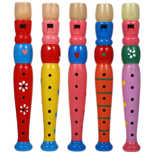 Wooden Descant Recorder for Beginners 6-Hole