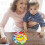 Wooden Alarm Clock Puzzle Geometric Shape Sorter 1 pc 6