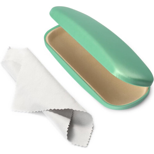 Hard Shell Eyeglasses Case with Soft Lining 1 Pack