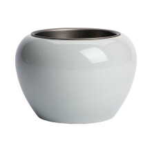 Tea Residue Barrel with Lid Japanese Style Portable Cyan