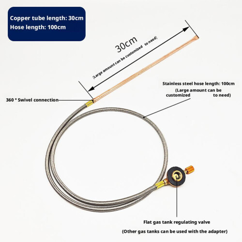 Copper Hand-Held Fire Igniter for Outdoor Use 2