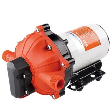 Diaphragm Water Pump 5.0GPM 60PSI DC12/24V Volts Electric Yacht Boat Marine RV Caravan High Pressure Supply 5 Chamber A