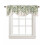 Spring Green Sage Leaf Valance Linen Rod Pocket Adjustable 1