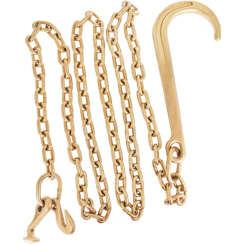 Tow Chain Grade 70 J Hook 5/16 inch x 10 ft
