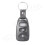 3-Button Remote Key Fob Shell for Kia Sorento Rondo 1