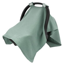 Cotton Car Seat Cover Breathable Sunshade for Newborn