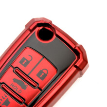 TPU Flip Key Cover for Chevrolet Buick Fob Red