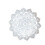 White Crochet Doilies Round Lace Placemats 6 pcs 1