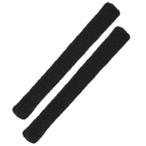 Eyeglasses Temple Tips Sleeve 2 pcs black