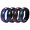 Silicone Wedding Ring for Men 8mm Width 4-Pack Size 11 1
