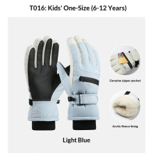 Kids Ski Gloves Thermal Waterproof for Cold Weather Outdoor