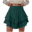 Women's Flowy Boho Skorts High Waist Ruffle Tiered 1
