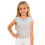 Kids Leopard Glitter Tank Top White Size 100 1