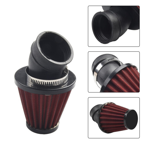 Motorcycle Air Intake Filter 45 Bent 48mm Universal