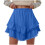 Women's Flowy Boho Skorts High Waist Ruffle Tiered 1
