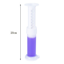 Toilet Gel Stamp Scented Lavender Flower Shape 2 pcs