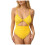 Women's One-Piece Swimsuit with Tummy Control and Ruffled 1
