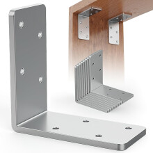Galvanized Steel L-Brackets 3"x3" 90 8 pcs
