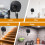 Wall-Mount Motorcycle Helmet Holder Metal Rack with Double 6
