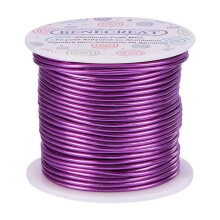 Aluminum Wire Round Purple 18 Gauge 1 mm 492 ft