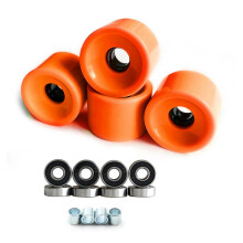 Roller Skating Wheels 78A Soft Cruiser 4 Pcs with Bearings