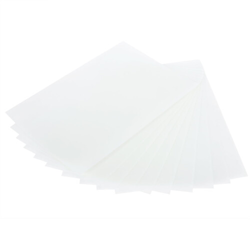 MGAXYFF Shrink Art Paper Fluorescent Keychain 10 Pack