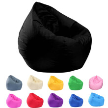Bean Bag Chair Adult 4-Foot Ultra-Soft Fur Cover Foam-Filled
